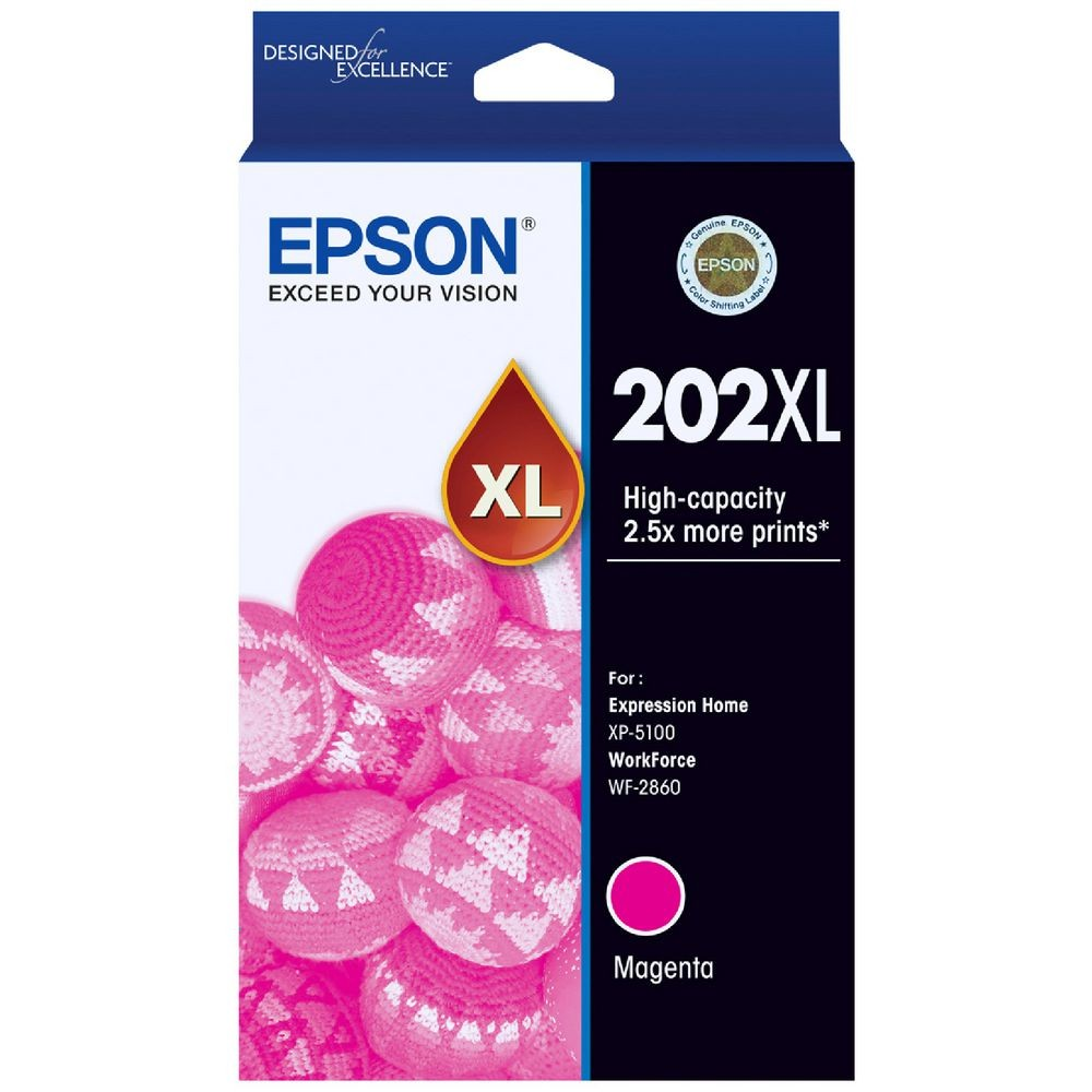EPSON 202XL MAGENTA INK CARTRIDGE - E202MXL