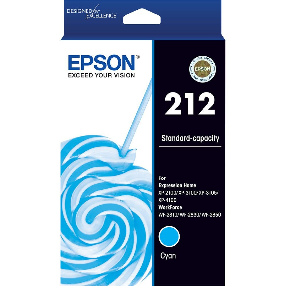 EPSON 212 CYAN INK CARTRIDGE - E212C