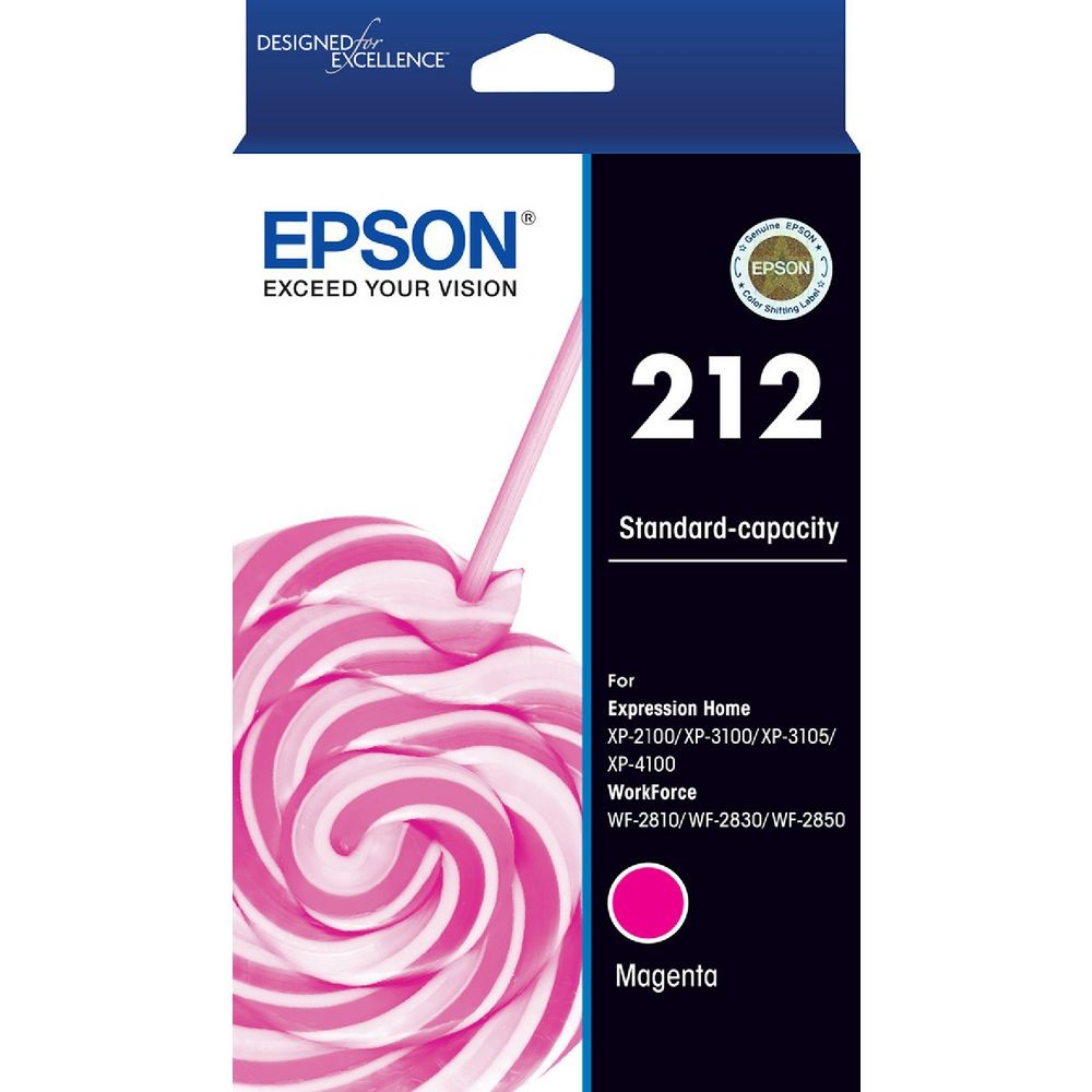 EPSON 212 MAGENTA INK CARTRIDGE - E212M