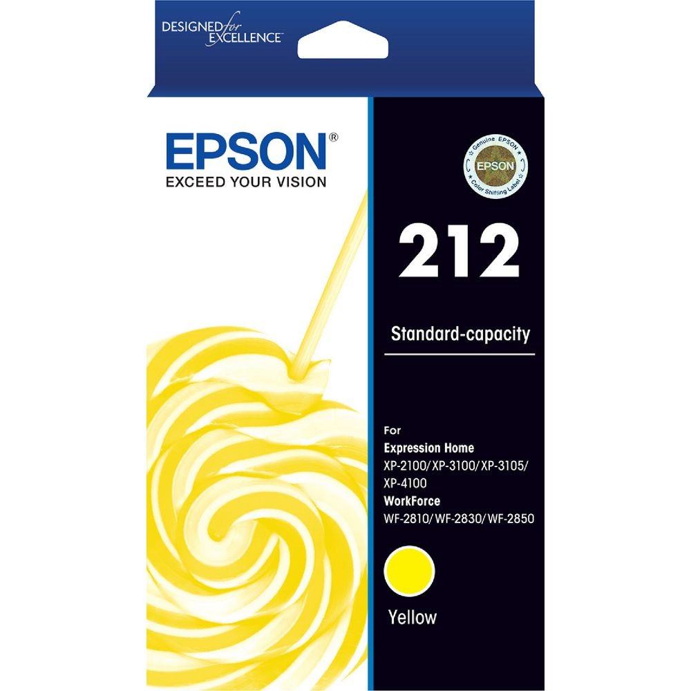 EPSON 212 YELLOW INK CARTRIDGE - E212Y