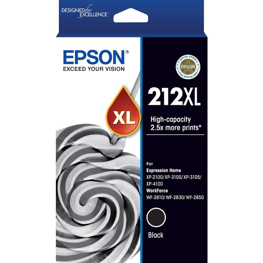 EPSON 212XL BLACK INK CARTRIDGE - E212BXL