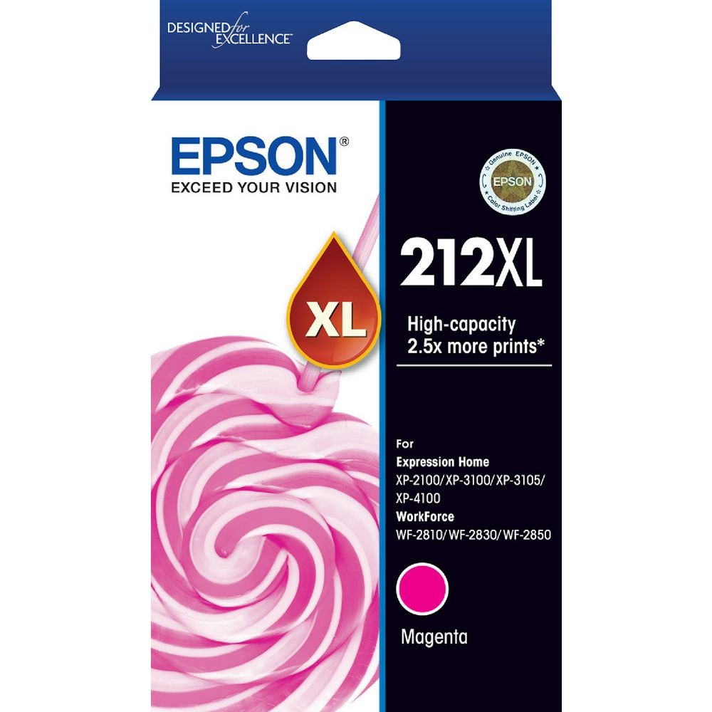 EPSON 212XL MAGENTA INK CARTRIDGE - E212MXL