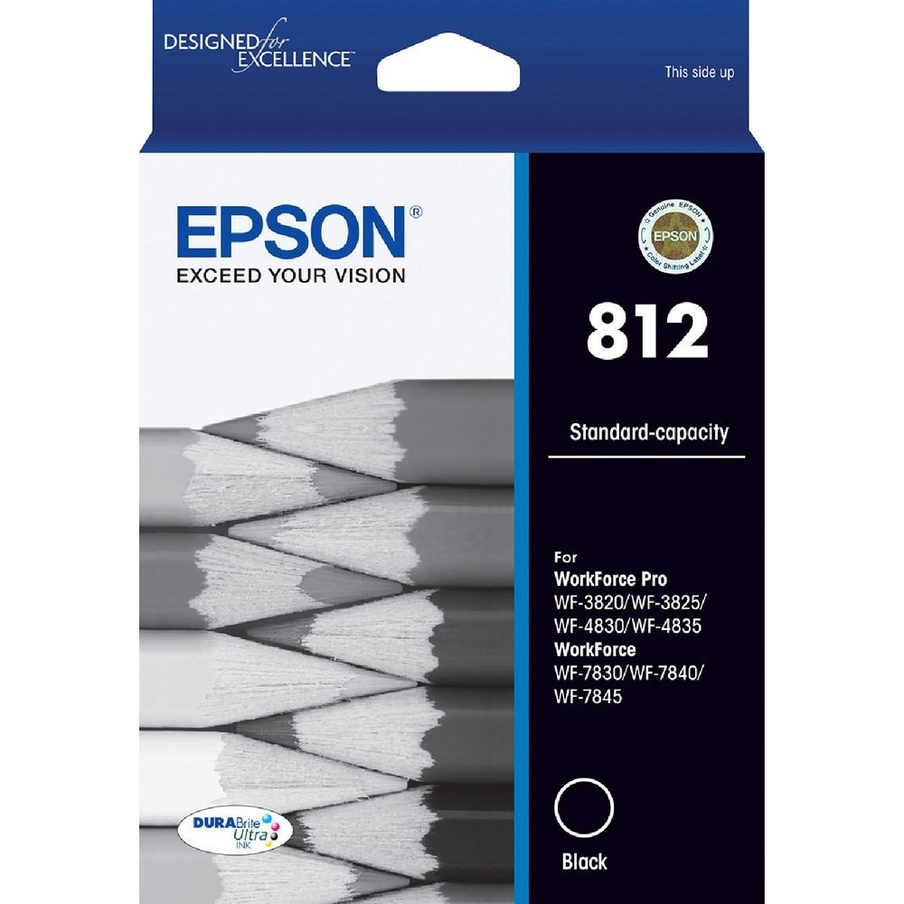 EPSON 812 BLACK INK CARTRIDGE - E812B