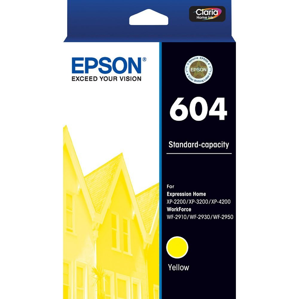 EPSON 604 YELLOW INK CARTRIDGE - E604Y