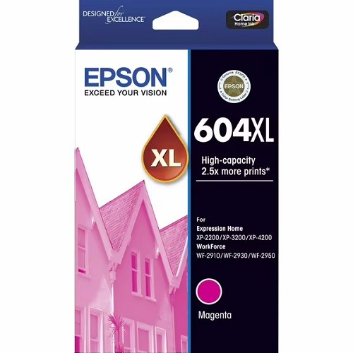 EPSON 604XL MAGENTA INK CARTRIDGE - E604MXL