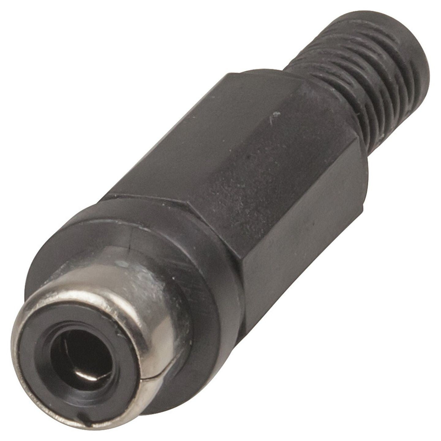 SOCKET RCA LINE BLACK PLASTIC - PS0252