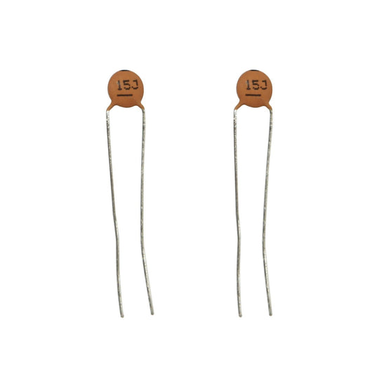 CAPACITOR CER NPO 15P 50V 5% P=5MM PK2 - RC5314
