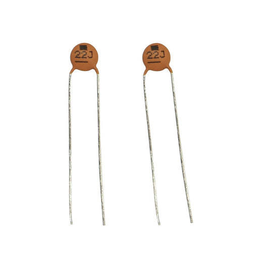 CAPACITOR CER NPO 22P 50V 5% P=5MM PK2 - RC5316