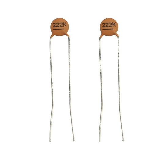 CAPACITOR CER Y5P 2N2 50V 10% P=5MM PK2 - RC5340