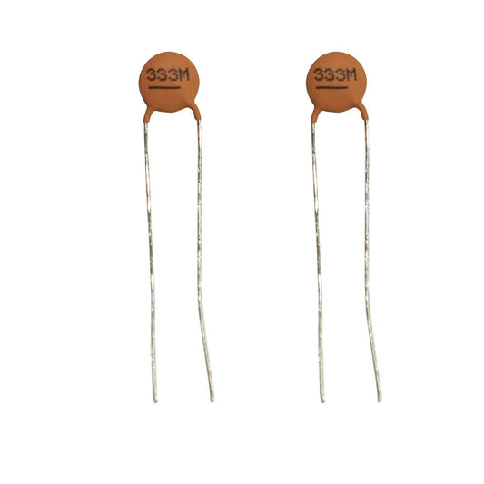 CAPACITOR CER Y5U 33N 50V 20% P=5MM PK2 - RC5354