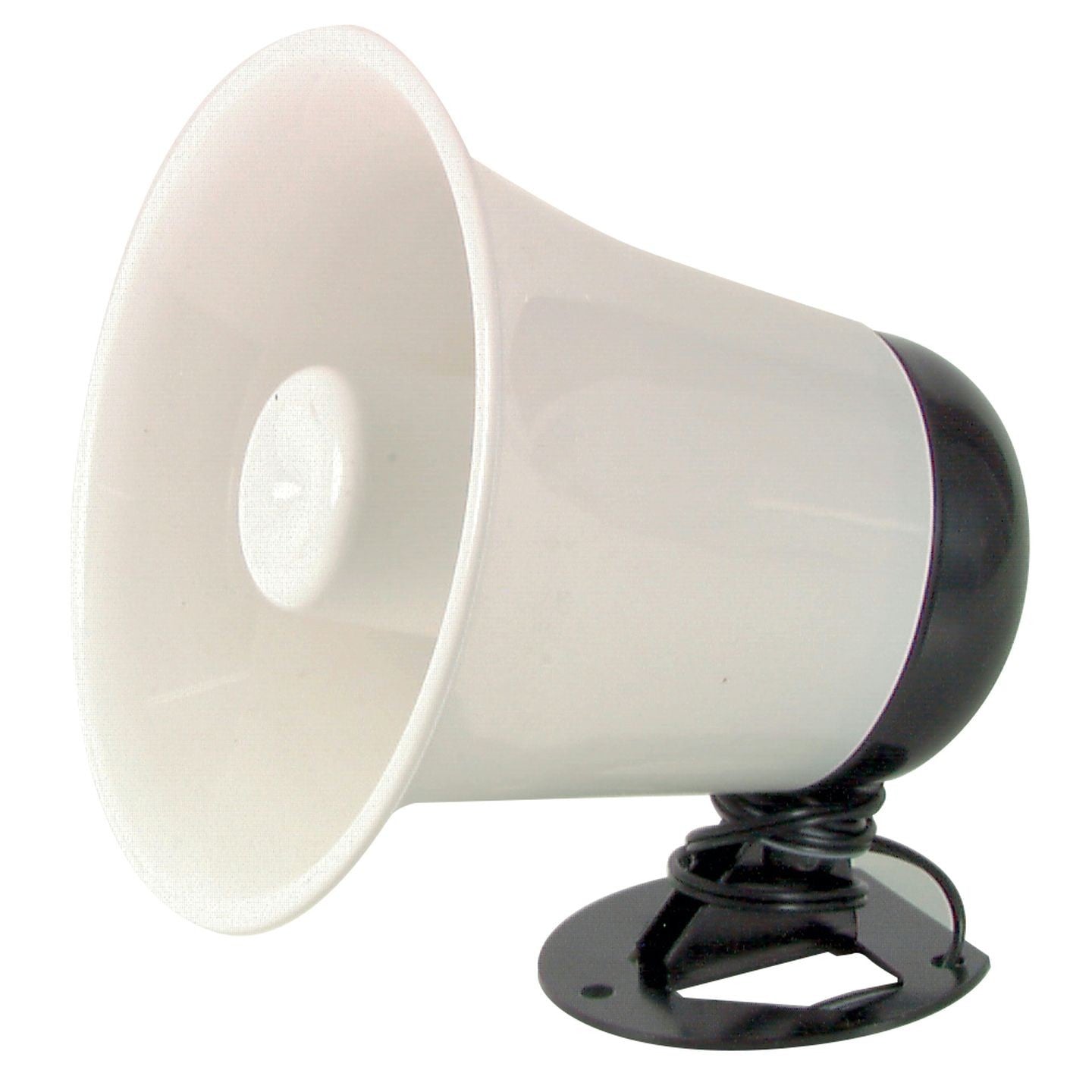SPKR HORN PA 5IN 8R 10W WATPRF WHT/BLK - AS3180