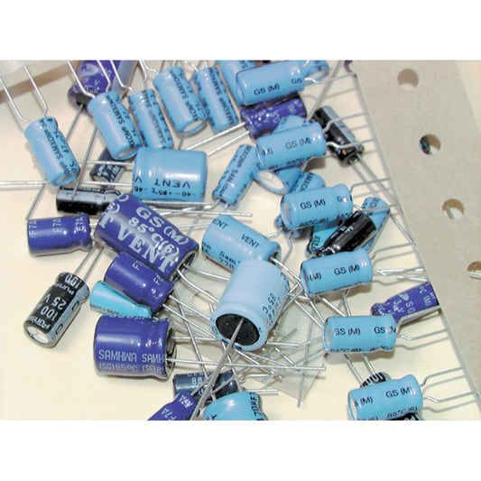 CAPACITOR PACK ELECTRO 1U - 470U/16-63V 55PCE