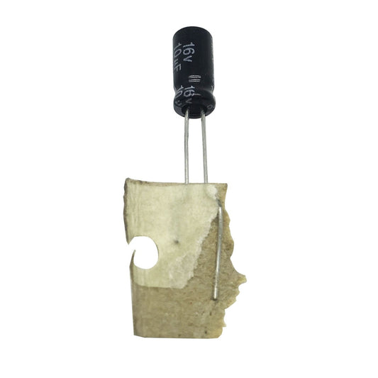 CAPACITOR ELECT RB 10U 16V 105C P=2MM 5X11MM - RE6066