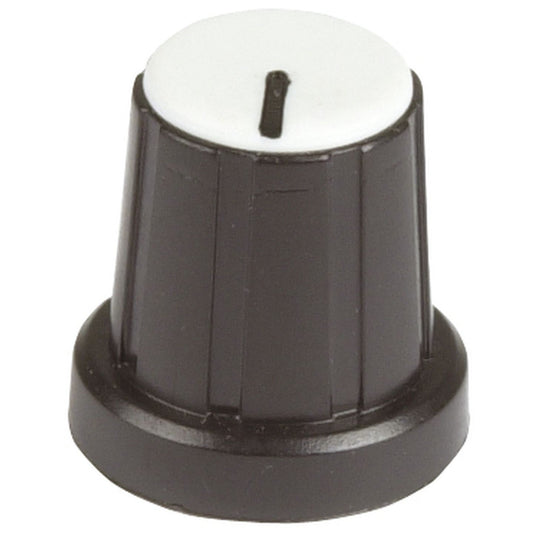 KNOB PLAST PUSH ON 1/4IN SHAFT CAP GRY - HK7717