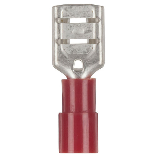 CONN QC SKT SPADE 6.4MM RED PK8 - PT4507