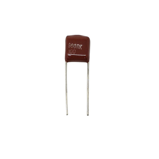 CAPACITOR GRN 560N 100V P=15MM - RG5166