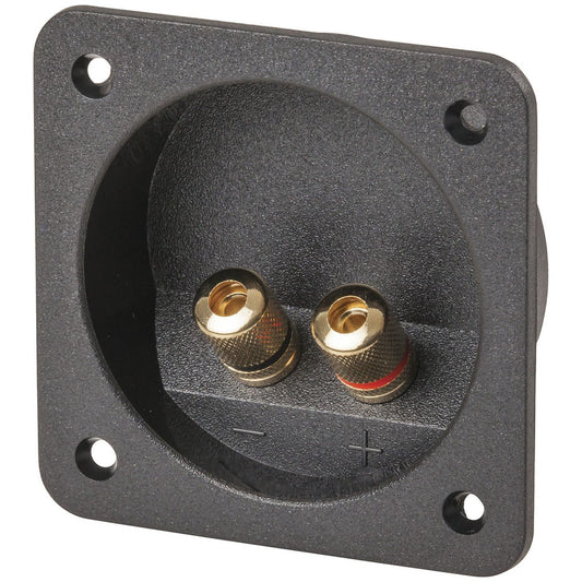 TERMINAL SPKR GLD PLATE 2WAY LGE R&B - PT3012