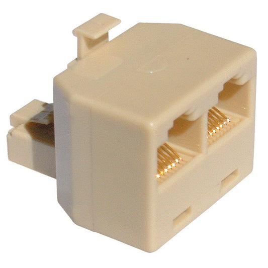 (D) ADPT RJ45 8P/8C PLG - 2SKT - YT6082