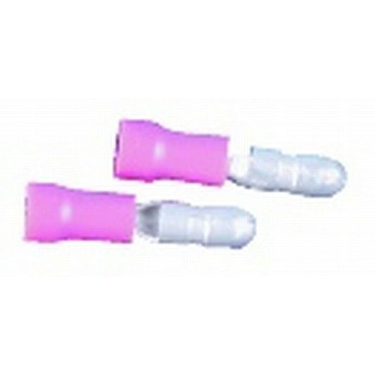 CONN QC PLG BULLET 4MM RED PK50 - PT4501