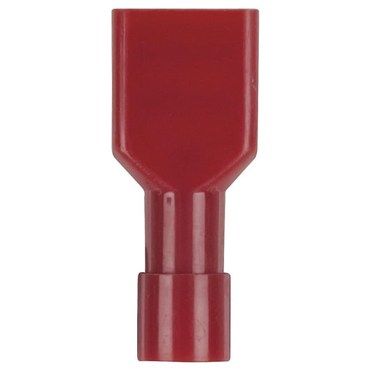 CONN QC SKT SPADE 6.8MM INSUL RED PK8