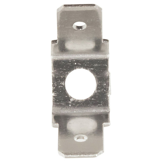 SPADE CONNECTORS 6.3MM DOUBLE CHASSIS MOUNT PACK OF 8 - PT4916