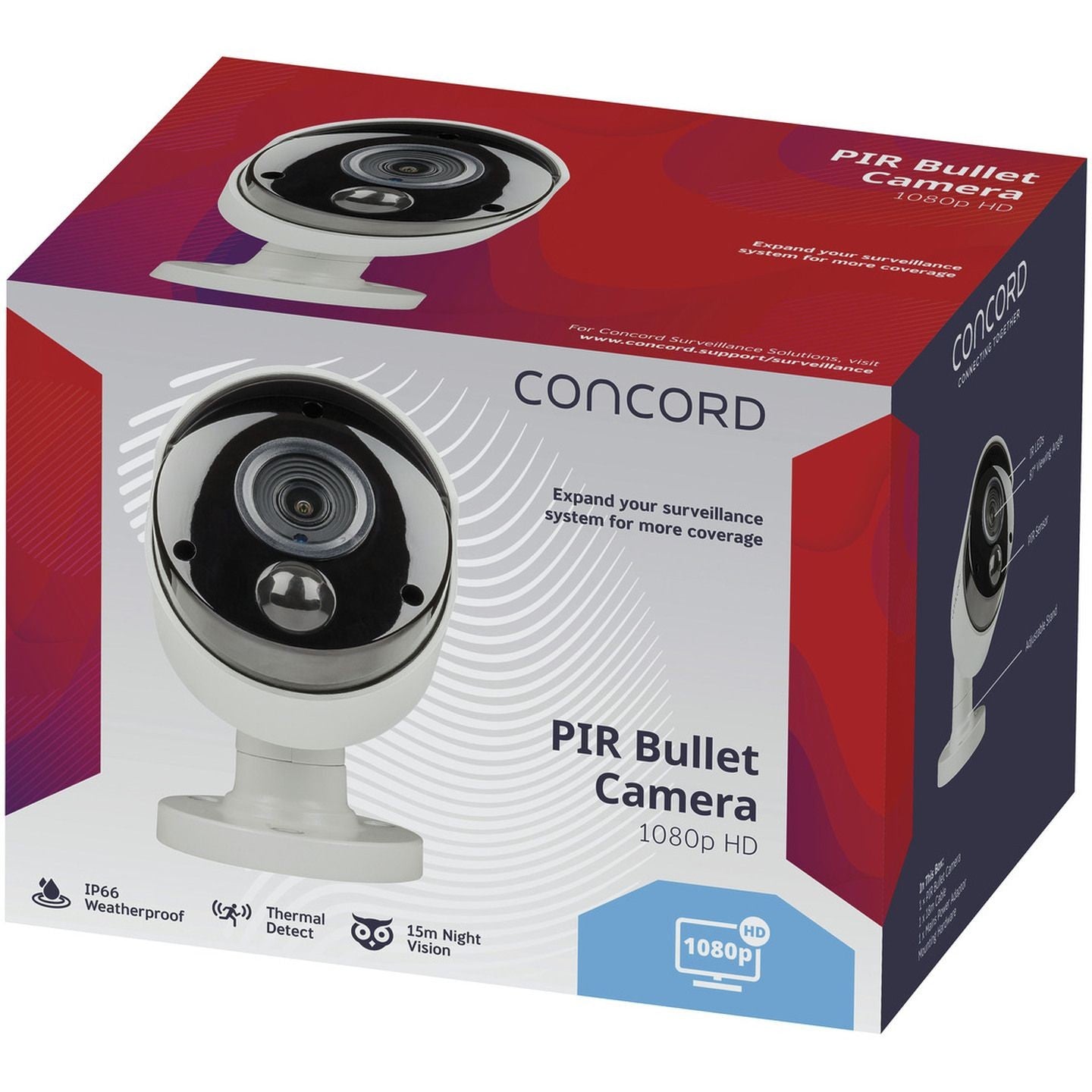 CAMERA AHD 1080P PIR BULLET CNCRD