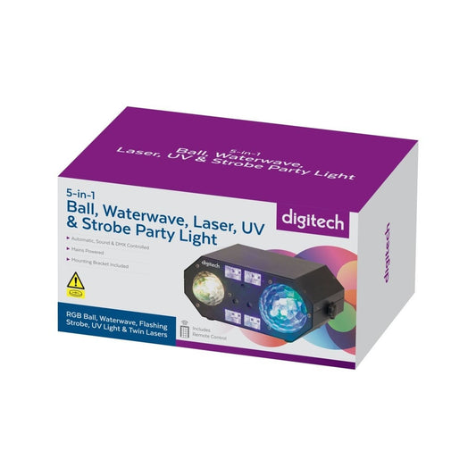 (Z)LIGHT LED 5IN1 BALL STROBE LASER 240V