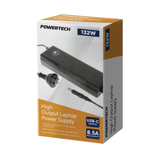 MAINS ADPT LAPTOP 12-24V 132W+USB - MP3346