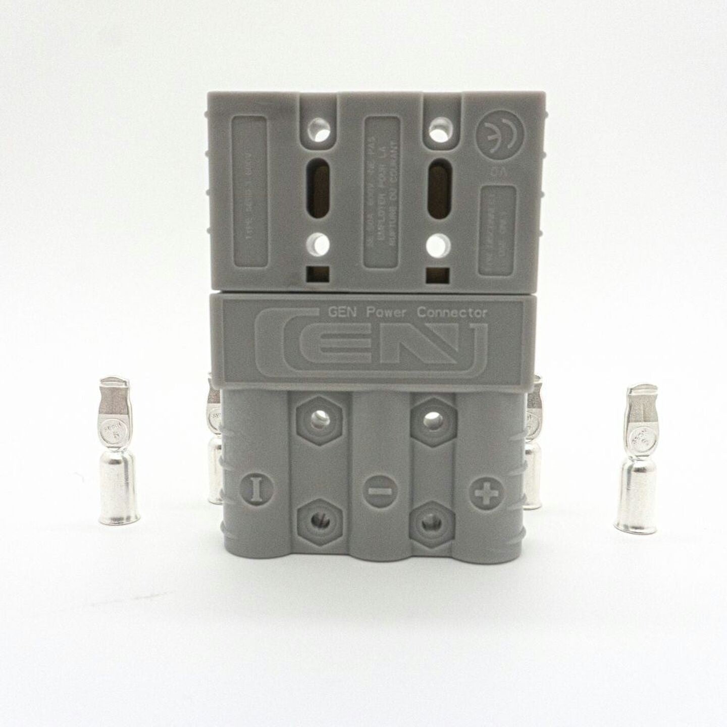 CONN 50A 3POLE GRY SHELL+3X6G CONT PK2 - PT4493