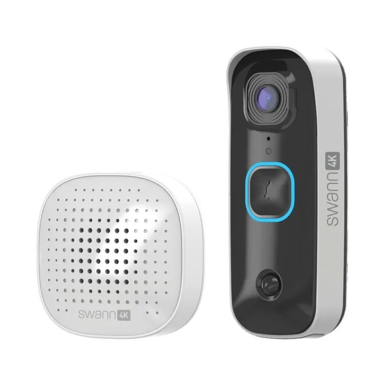 DOORPHONE VIDEO WIFI 4K BATT SWANN - QC9118