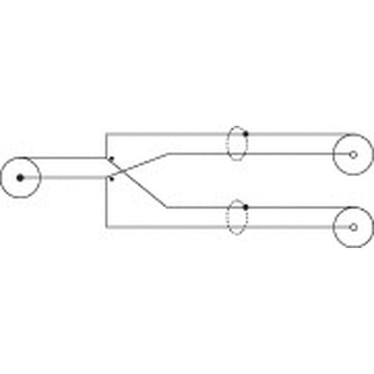 RCA PLUG - 2 RCA SOCKETS - WA7056