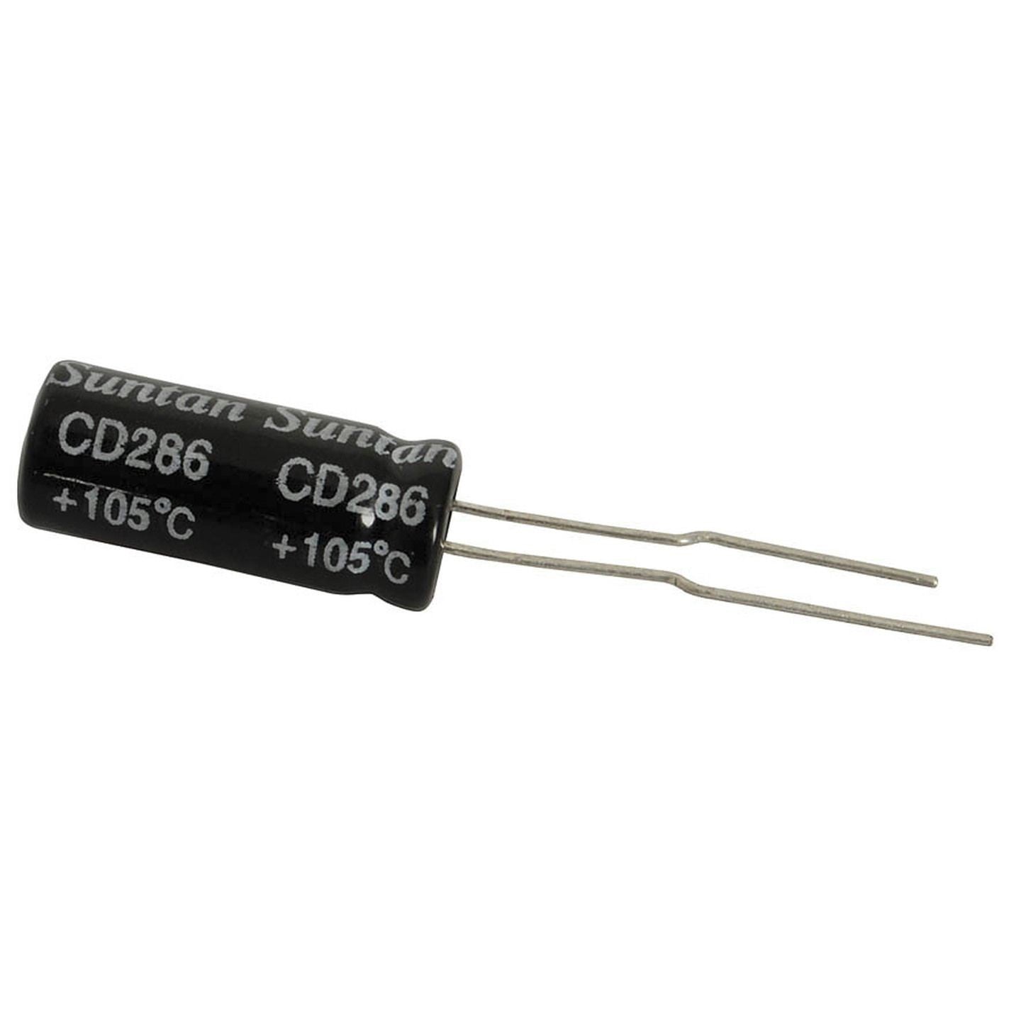 CAPACITOR ELECT RB 220U 10V 105C P=5MM 6.5X11 - RE6157