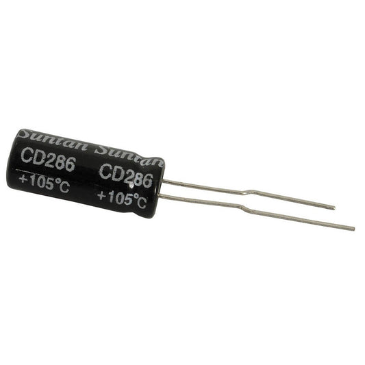 CAPACITOR ELECT RB 220U 10V 105C P=5MM 6.5X11 - RE6157