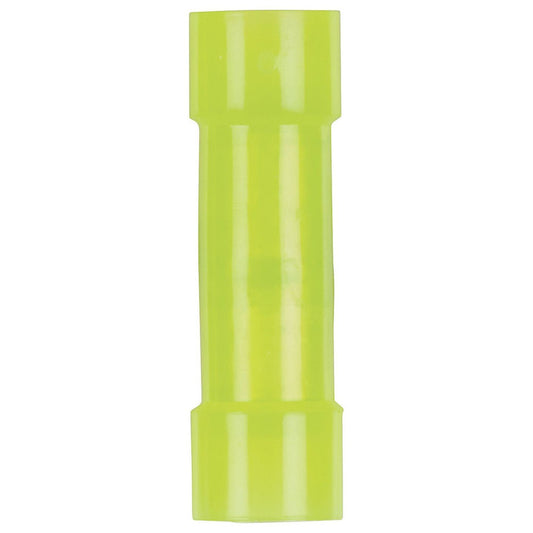 CONN QC BUTT INSUL YEL PK8 - PT4727