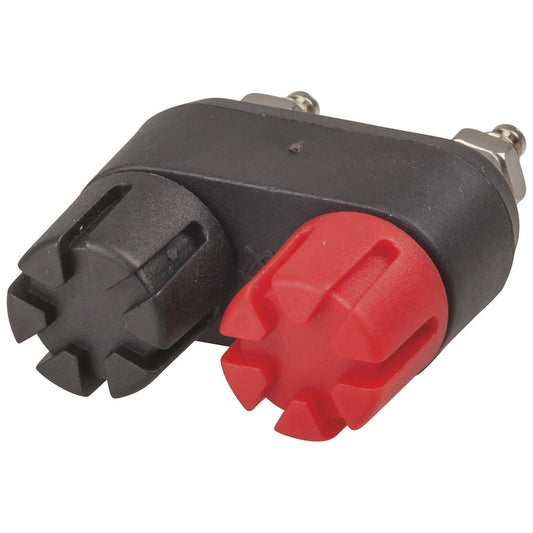 TERMINAL BANANA BIND POST DUAL RED/BLK - PT0457