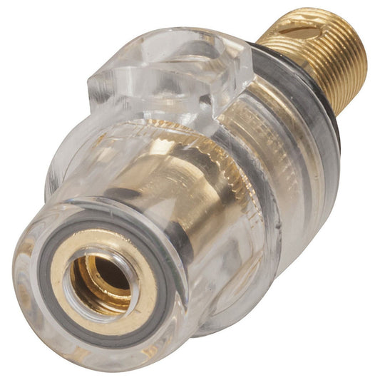 BINDING POST GLD SHROUDED BLK - PP0437