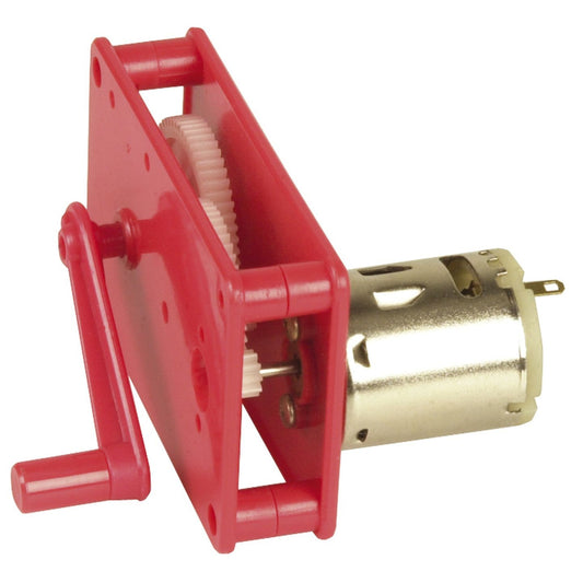 DYNAMO HAND CRANK W/GEARED MOTOR - MD7000