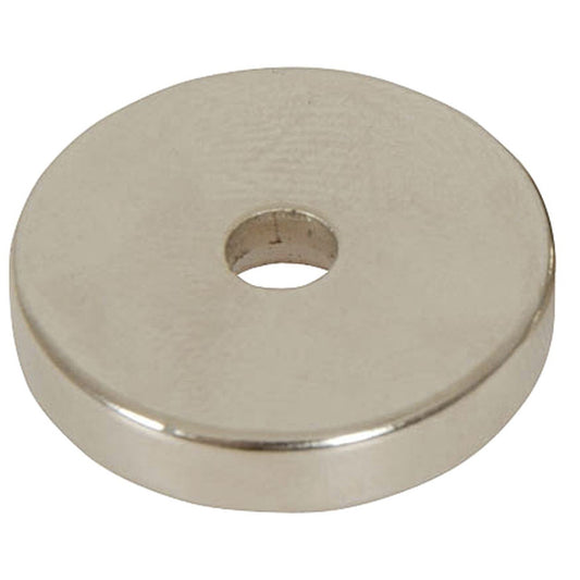 MAGNET RARE EARTH 25DX5MM W/HOLE - LM1626