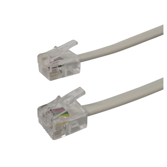 LEAD TEL RJ12 6P/4C PLG - PLG 1M