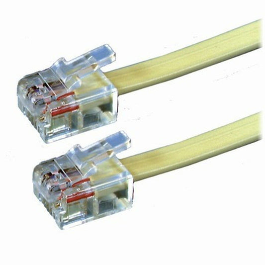 LEAD TEL RJ12 6P/4C PLG - PLG 5M - YT6049