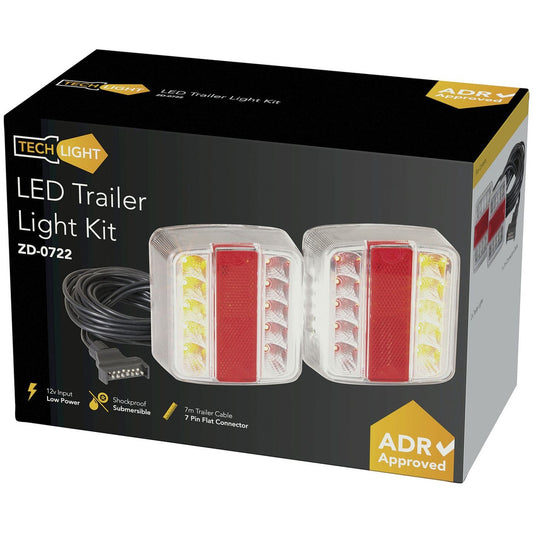 LIGHT LED TRAILER KIT W/CABLE/PLUG 7M - ZD0722