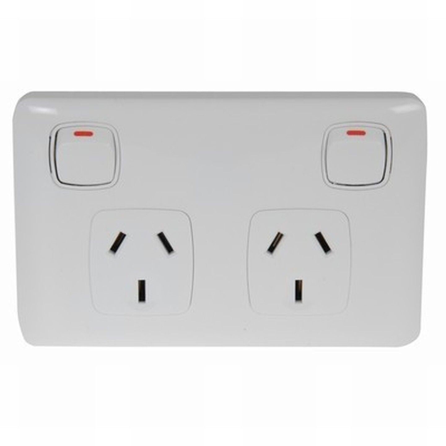 SKT MAINS GPO DBL 10A 2POLE SWITCHING - PS4069