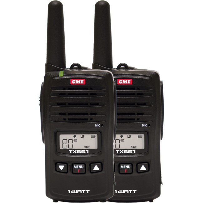 GME TX667TP TWIN PACK HANDHELD UHF RADIO - TX667TP