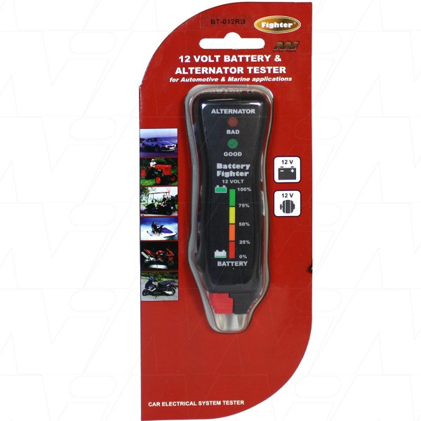 12 VOLT BATTERY TESTER FOR SLA BATTERIES - BT012RB