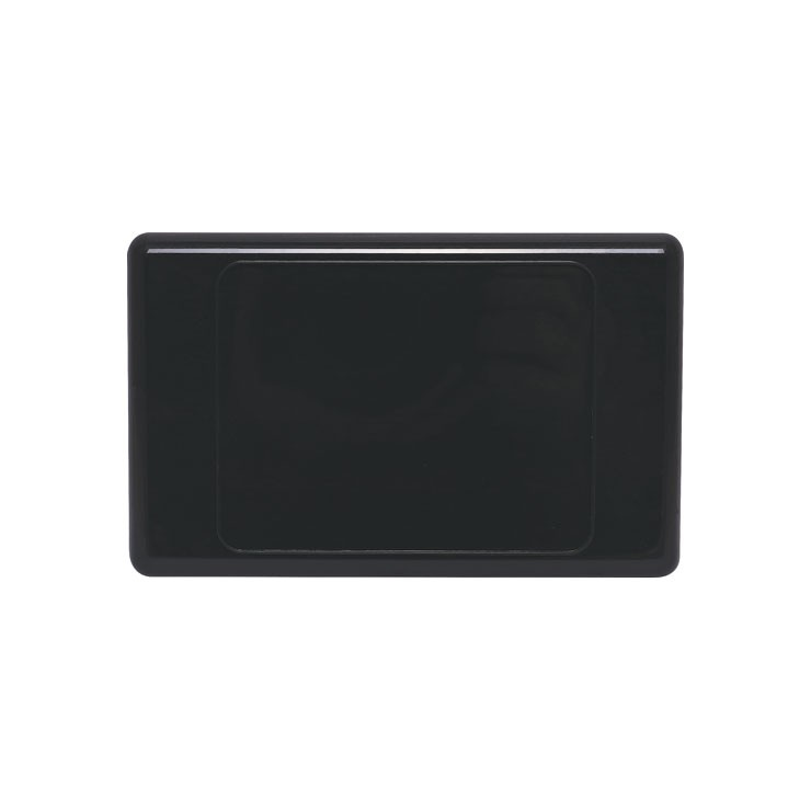WALL PLATE BLACK DUAL COVER - P8039