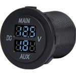 PANEL MOUNT DUAL BATTERY VOLTMETER - P0692