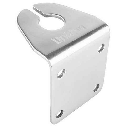 UNIDEN BRACKET GLOSSY L-SHAPED WITH CABLE SLOT + 4 SCREWS (2.5MM) - MGU-02