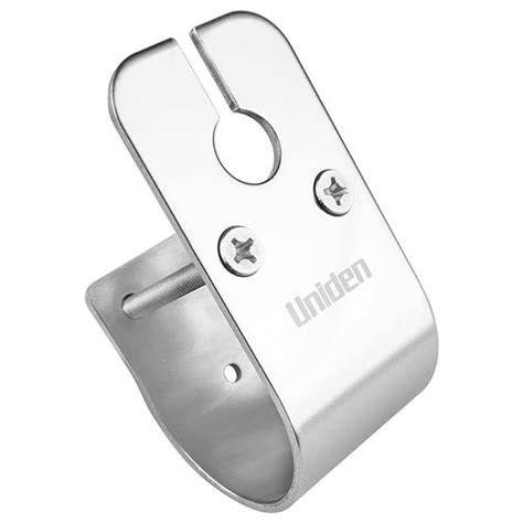 UNIDEN 50MM GLOSY STAINLESS STEEL BULL BAR MOUNT WITH CABLE SLOT - MBU-03