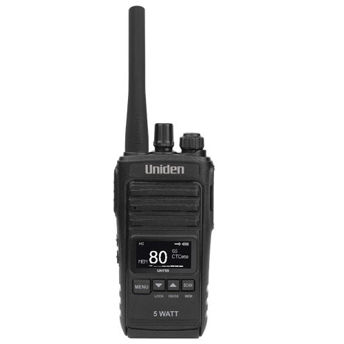 UNIDEN UH755 5WATT SPLASH PROOF UHF