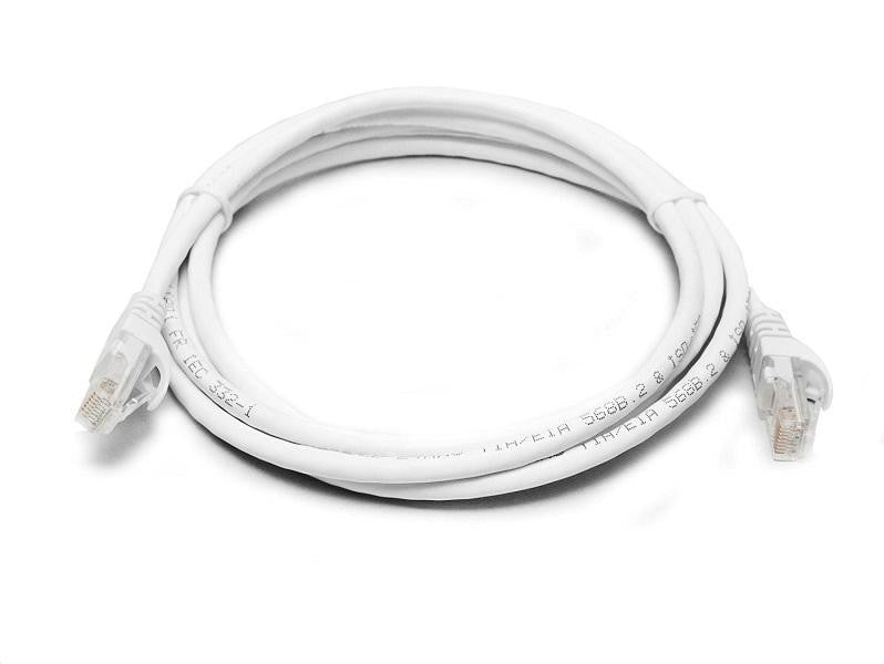 8WARE CAT6A UTP ETHERNET CABLE SNAGLESS 1M WHITE - CB8W-PL6A-1WH